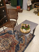 Load image into Gallery viewer, Chairs Woven Rattan and Metal Pair SOLD
